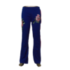 Floral Flare Pants - Royal Blue - Image 4